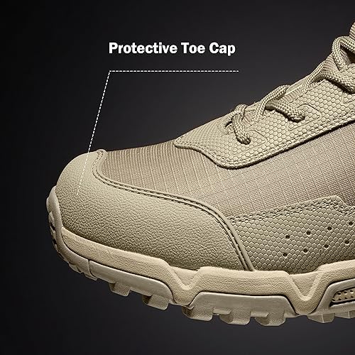 Miniatura 5 de Coostar Men's Water-Resistant Work Boots Lightweight Tactical Boots Non-Slip Hiking Boots for Men