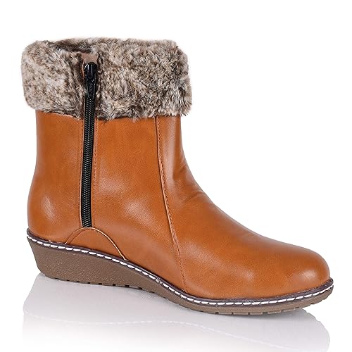 DEEANNE LONDON WOMEN'S LEATHER BOOTS (968-6)