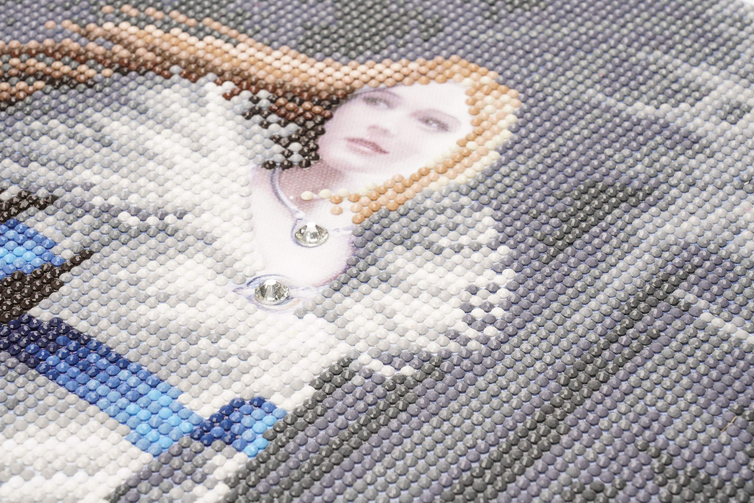 Abeec Kit Diamond Painting Per Bambini – 24 Sacchetti Di Gemme, 4 Progetti Creativi Con Biglietti E Adesivi – Arte Del Cristallo Per Bambine E Ragazze Dai 6 Anni