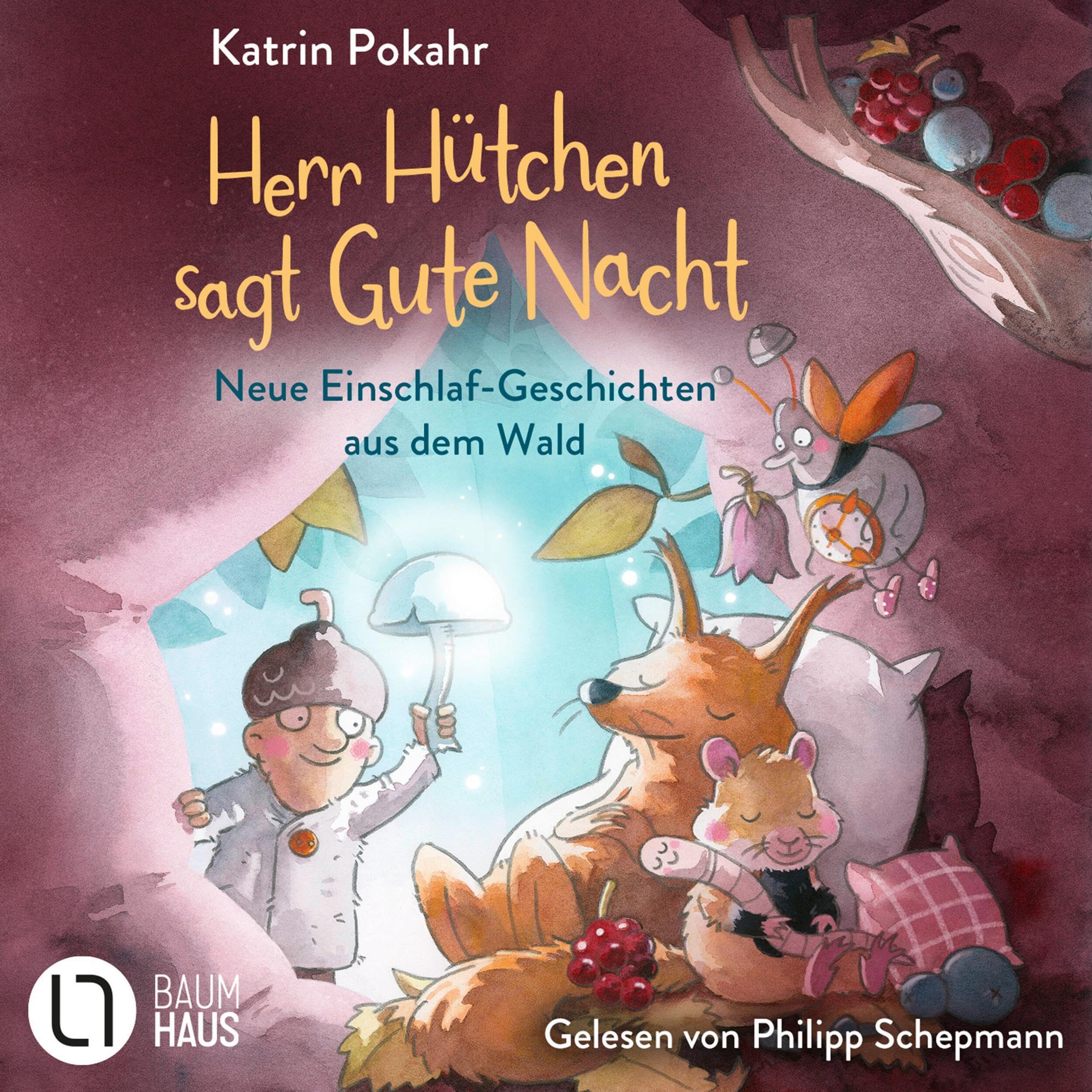 Cover art for Herr Hütchen sagt Gute Nacht - Neue Einschlaf-Geschichten aus dem Wald