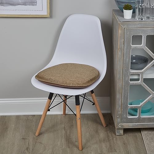 Miniatura 2 de Klear Vu Gripper - Cojín antideslizante para silla, moderno de mediados de siglo, para comedor y cocina, relleno extragrueso, tela de tapicería