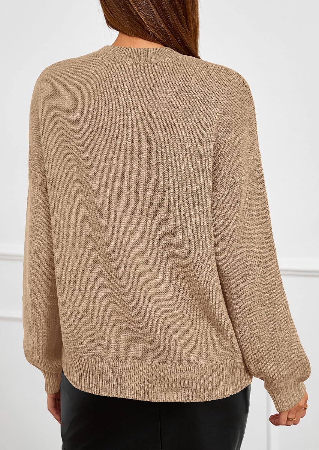 PRETTYGARDEN Womens Sweaters 2026 Fall Fashion Long Sleeve Crewneck Floral Knit Pullover Sweater Tops Winter Clothes - Image 4