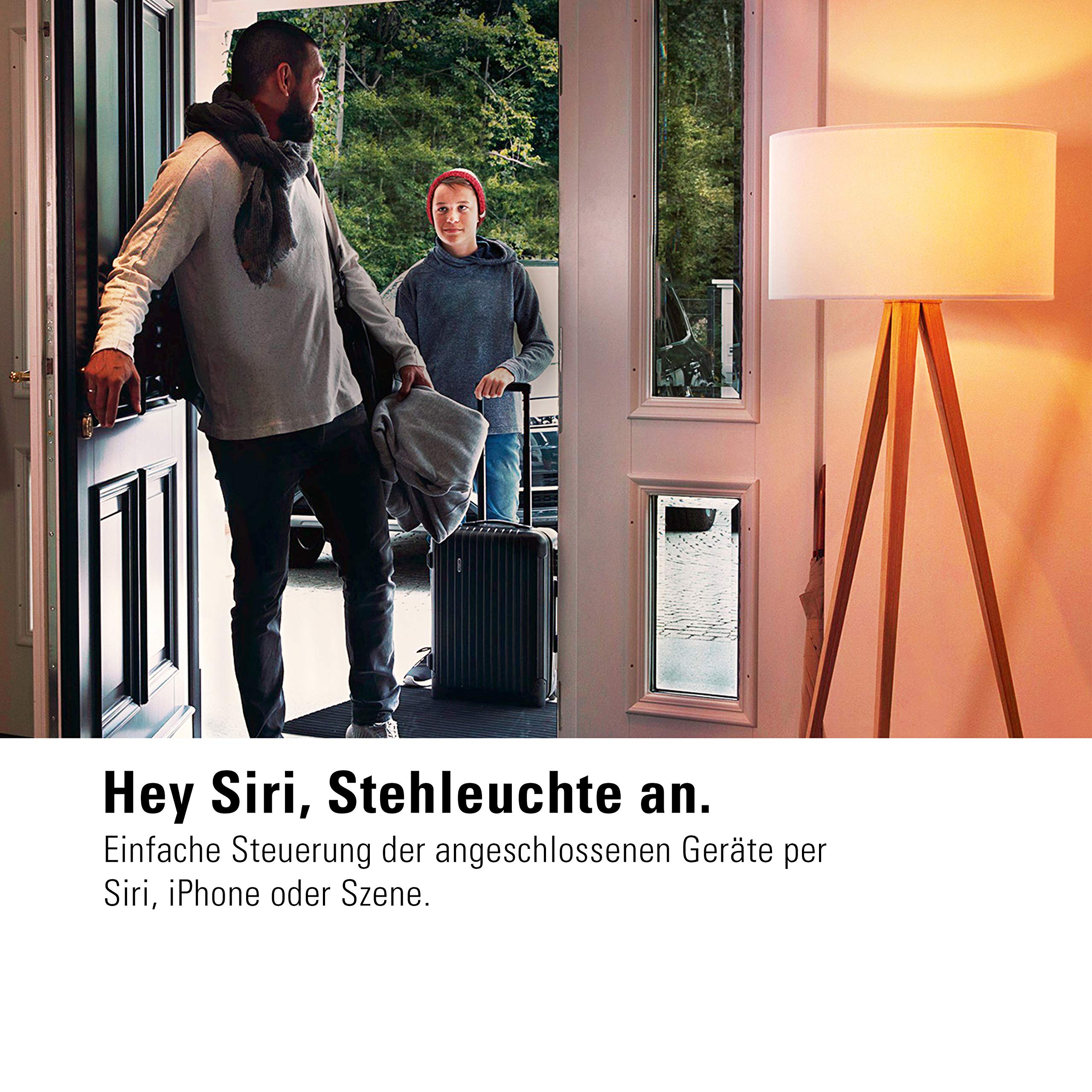 Eve Energy Strip – Smarte Dreifach-Steckdosenleiste, misst Stromverbrauch, Energiesparen, integrierte Zeitpläne, Fernzugriff, Keine Bridge nötig, Überspannungsschutz, Apple HomeKit