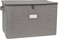 Vista 21 de Covermates Keepsakes - Caja de almacenamiento con cremallera superior - Poliéster resistente - Asas reforzadas - Diseño apilable - Almacenamiento