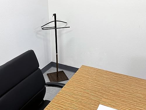 Miniatura 3 de Proman Products VL17240 Kumo - Organizador de valet de metal independiente con colgador extraíble, barra para pantalones, 2 tonos (negronogal), 11.5