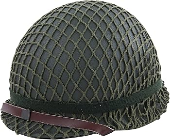 Amazon.co.jp: 重厚感 スティール製 復刻版 M1 ヘルメット ネット付