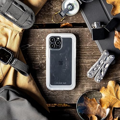 Miniatura 6 de Serie Voyager de Pelican - Funda fina para iPhone 13 Pro Max, protección contra caídas de 18 pies, funda de 6.7 pulgadas, color transparente.