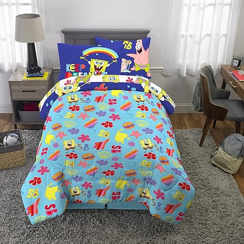 Miniatura 455 de Franco - Juego de edredón y sábanas supersuaves con funda, para niños, 7 piezas, tamaño matrimonial, Five Nights at Freddy's Cinco noches en Freddy's