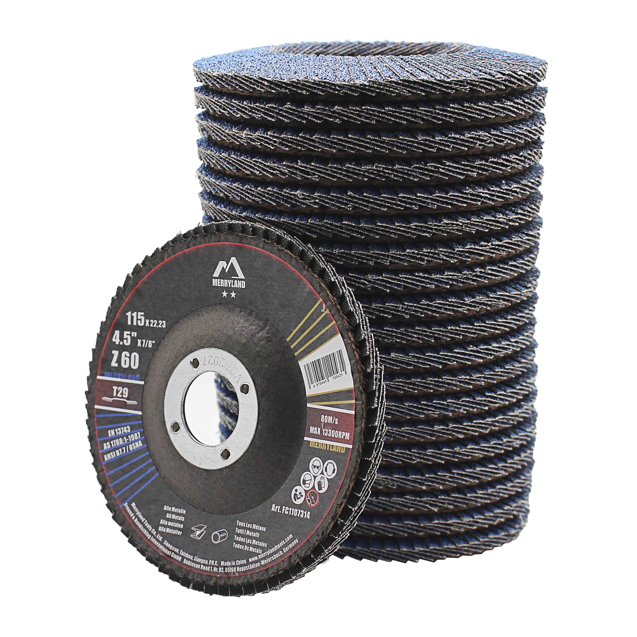 Merryland Flap Discs - 20 Pack 40 Grit -16