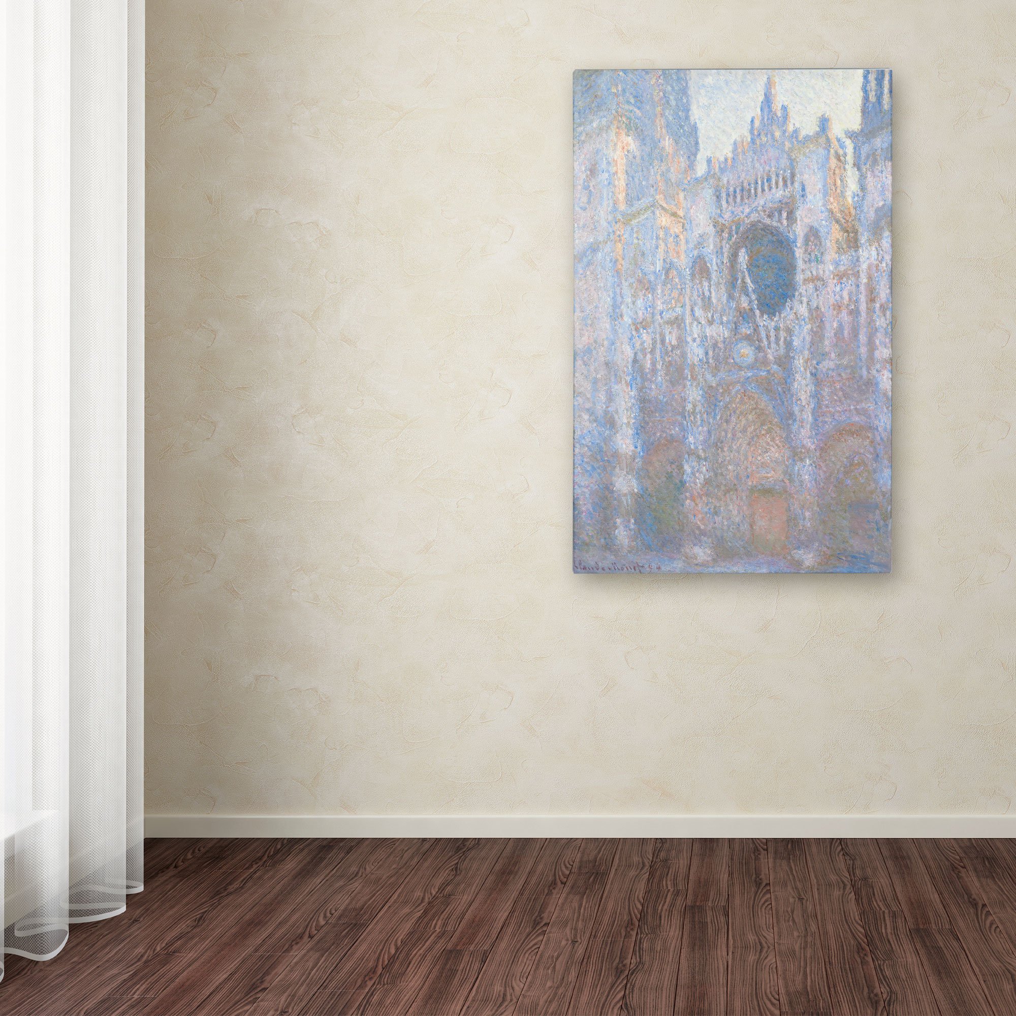Amazon｜Trademark Fine Art Rouen Cathedral West Facade 1894
