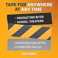 Vista 8 de Lockport - Cinta adhesiva blanca Gaffers de 2 pulgadas x 27 metros - 2 unidades de cinta adhesiva Pro blanca - Sin residuos, resistente al agua,