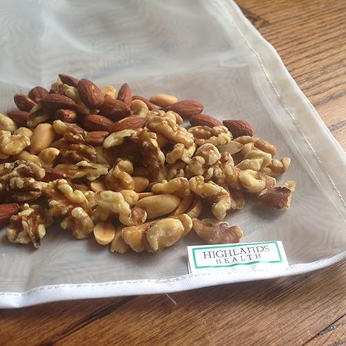 Miniatura 3 de Tuerca Leche Bolsa2grandes 12"x12"Fine Malla de NylonPulpa última intervensión de grado comercial de almendra LecheTé y reutilizable Fría Brew