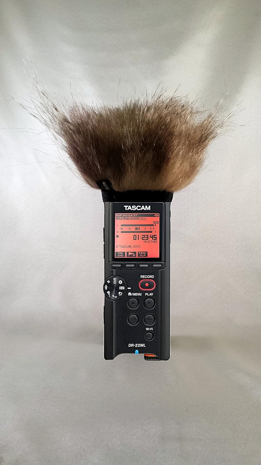 Gutmann Microphone Windshield, Windscreen for Tascam DR-22WL - Special Model / Limited Edition WOLF
