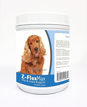 Healthy Breeds Cocker Spaniel Z-Flex Max Hip and Joint Soft Chews 170 Count