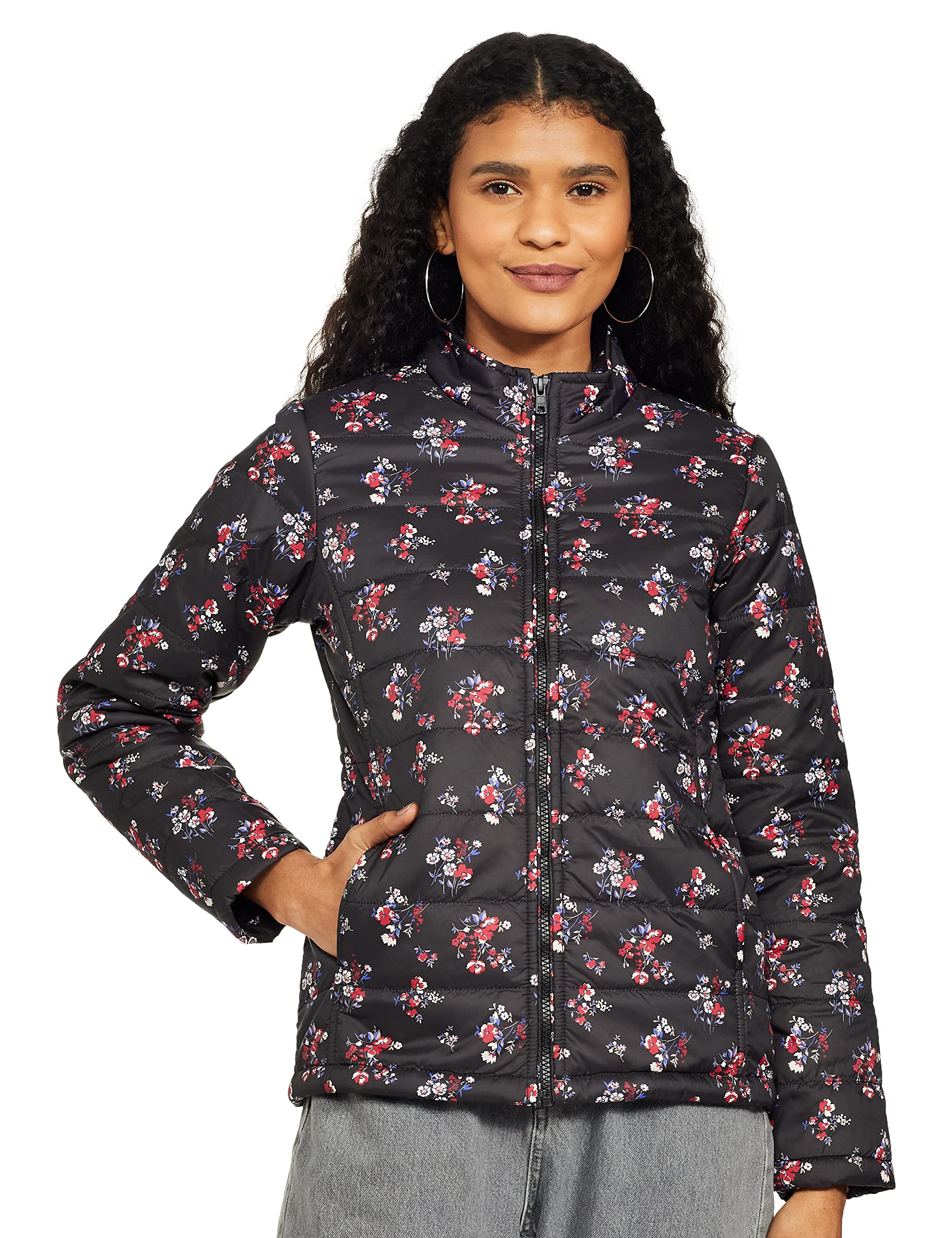 a&d medical Women's Polyester Jacket (8905134589952, Black, 16)-picture-32