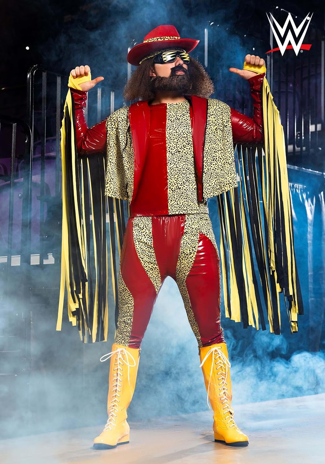 Randy Savage Macho Man Costume Adult WWE Costume Officially Licensed Randy Savage Costume - Image 2