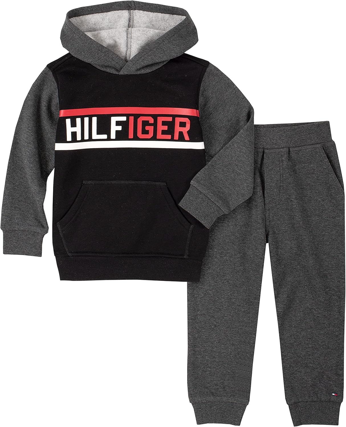 Tommy Hilfiger Baby Boys' 2 Pieces Hooded Jog Set Clothing