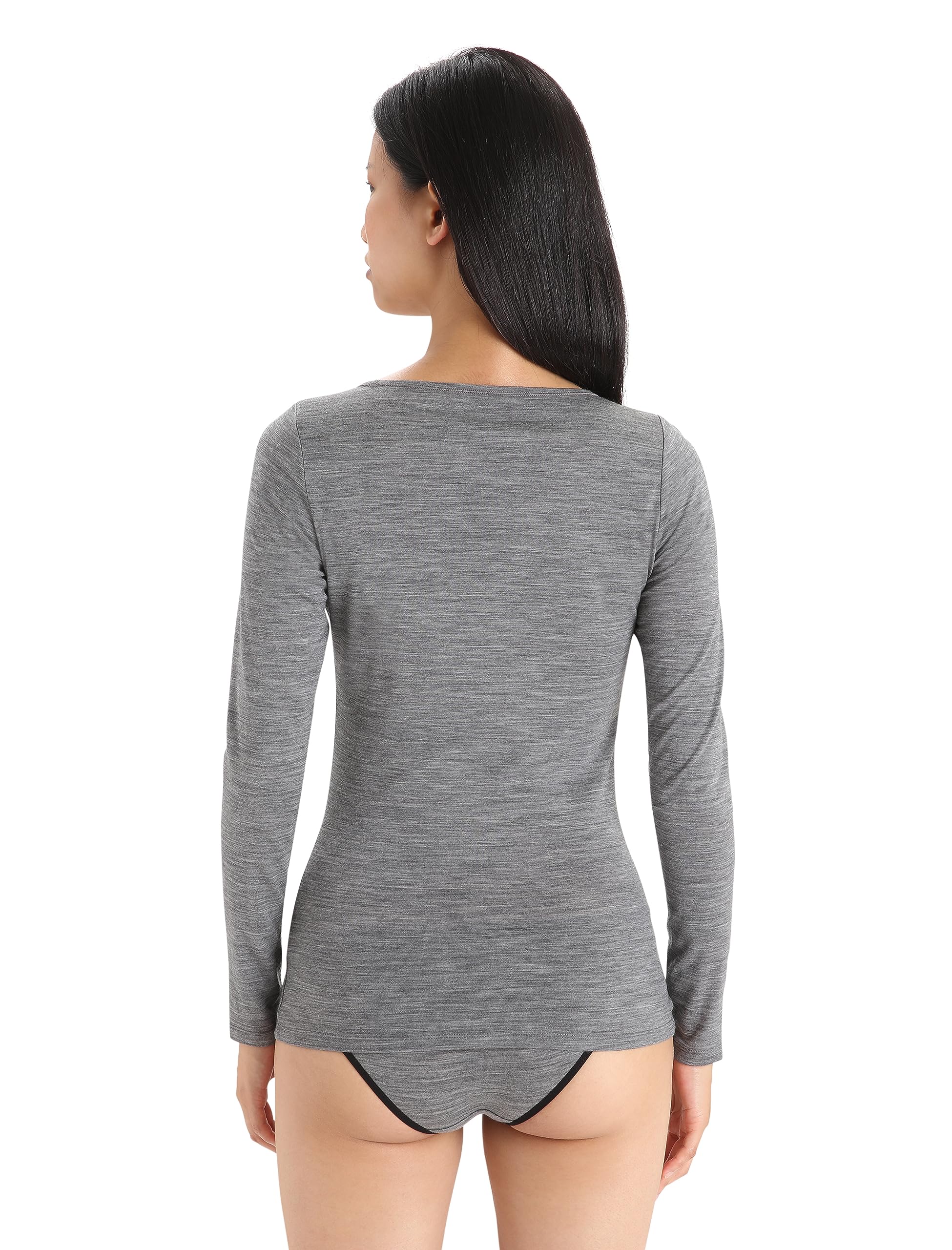 Icebreaker Damen Funktionsshirt Siren Long Sleeve Sweetheart