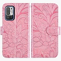 Vista 5 de Asuwish Funda de teléfono para Xiaomi Redmi Note 10 5G con protector de pantalla de vidrio templado y cubierta de billetera de encaje Soporte