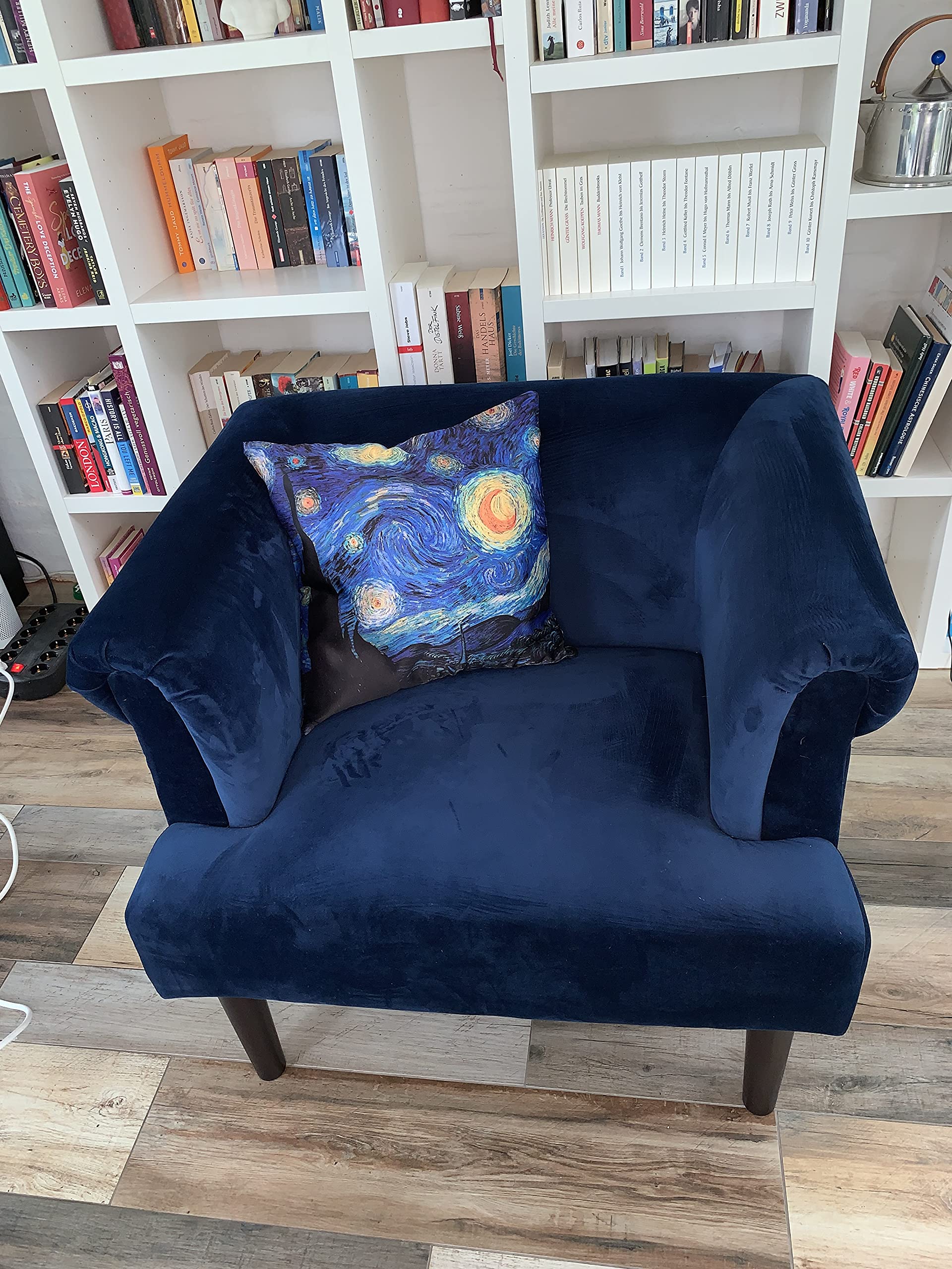 Mugod Federa Per Cuscino 50x76 Cm Con Notte Stellata Di Van Gogh – Poliestere Morbido, Cerniera Nascosta - 3