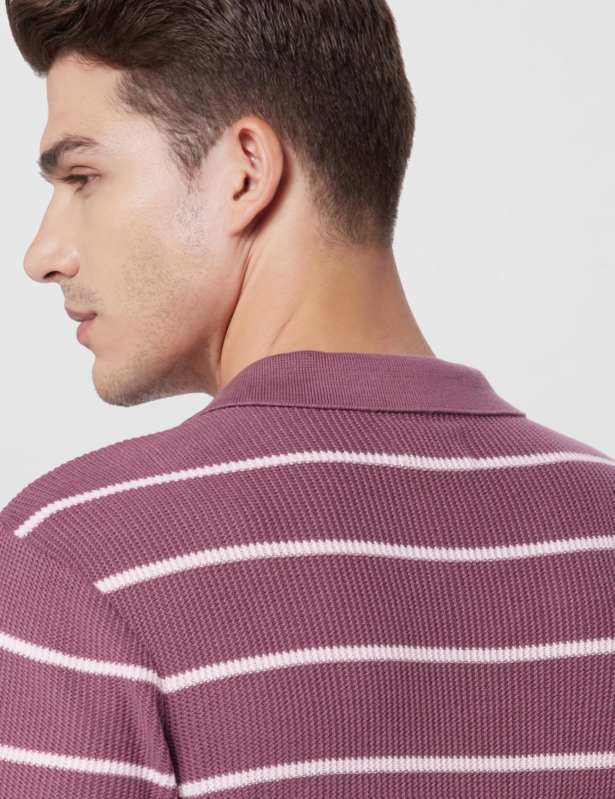 THE BEAR HOUSE Men's Striped Slim Fit T-Shirt 4