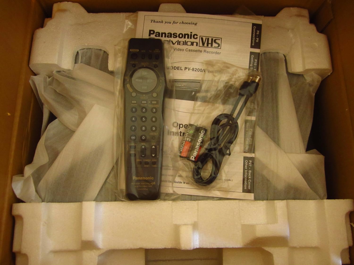 Panasonic PV-8400 Video Cassette Recorder