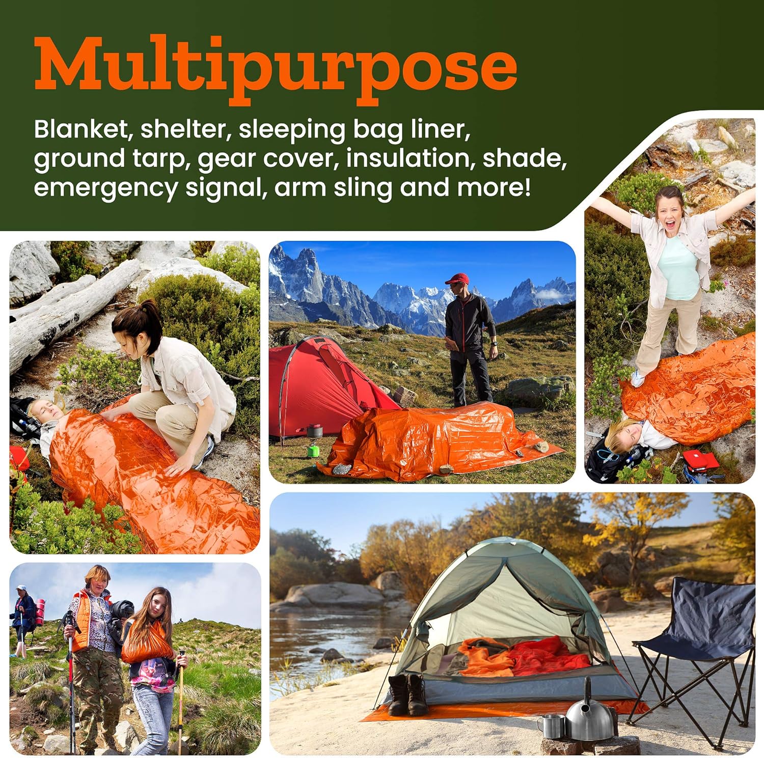 🔥 Emergency Blankets (4-Pack) – Mylar Survival Space Blankets Preserve up to 90% of Body Heat - emergency thermal blanket, Multipurpose, Durable Solar Foil Blanket Bundle by NeedIndeed, 83x52 In. Blасk Frіdау - 80% оƒƒ Emergency Blankets (4-Pack) – Mylar Survival Space Blankets Preserve up to 90% of Body Heat - emergency thermal blanket, Multipurpose, Durable Solar Foil Blanket Bundle by NeedIndeed, 83x52 In.