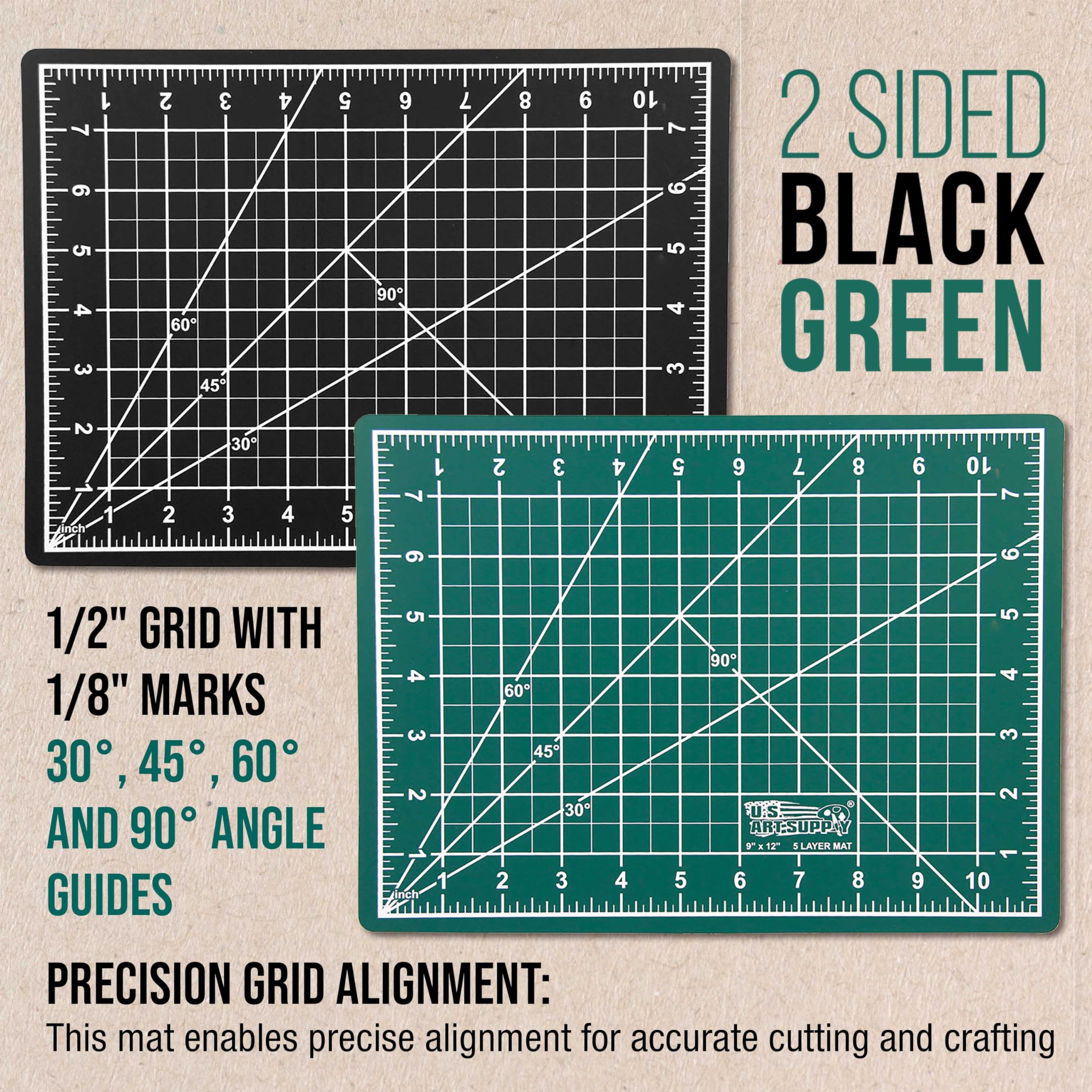 U.S. Art Supply Cutting Mat - Self-Healing -3