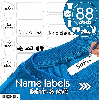 Name Stickers For Clothes Picks collage image 2
