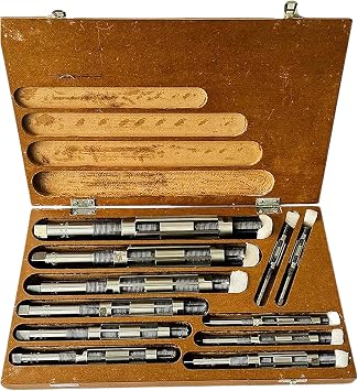 Adjustable Hand Reamer Tool H4 to H14 Sizes - 15/32" to 1-1/2  Reaming Tool for Precise Hole Finishing with 6 Carbon Steel Blades - Hand Tools Reamers for Metal & Wood - 11.90mm - 38.10mm