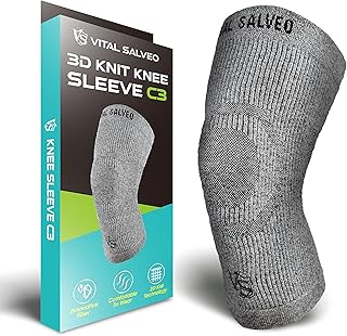Vital Salveo-Compression Recovery Knee Sleeve/brace C3-COMFORT, Pain Relief, Protects Joint - Ideal for Sports and Daily Wear(X-Large)