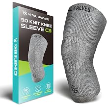 VITAL SALVEO-Compression Recovery Knee Sleeve/brace C3-COMFORT, Pain Relief, Protects Joint - Ideal for Sports and Daily Wear1PC/L