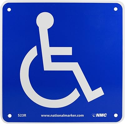 NMC S23R Office Sign, Handicapped Graphic, 7