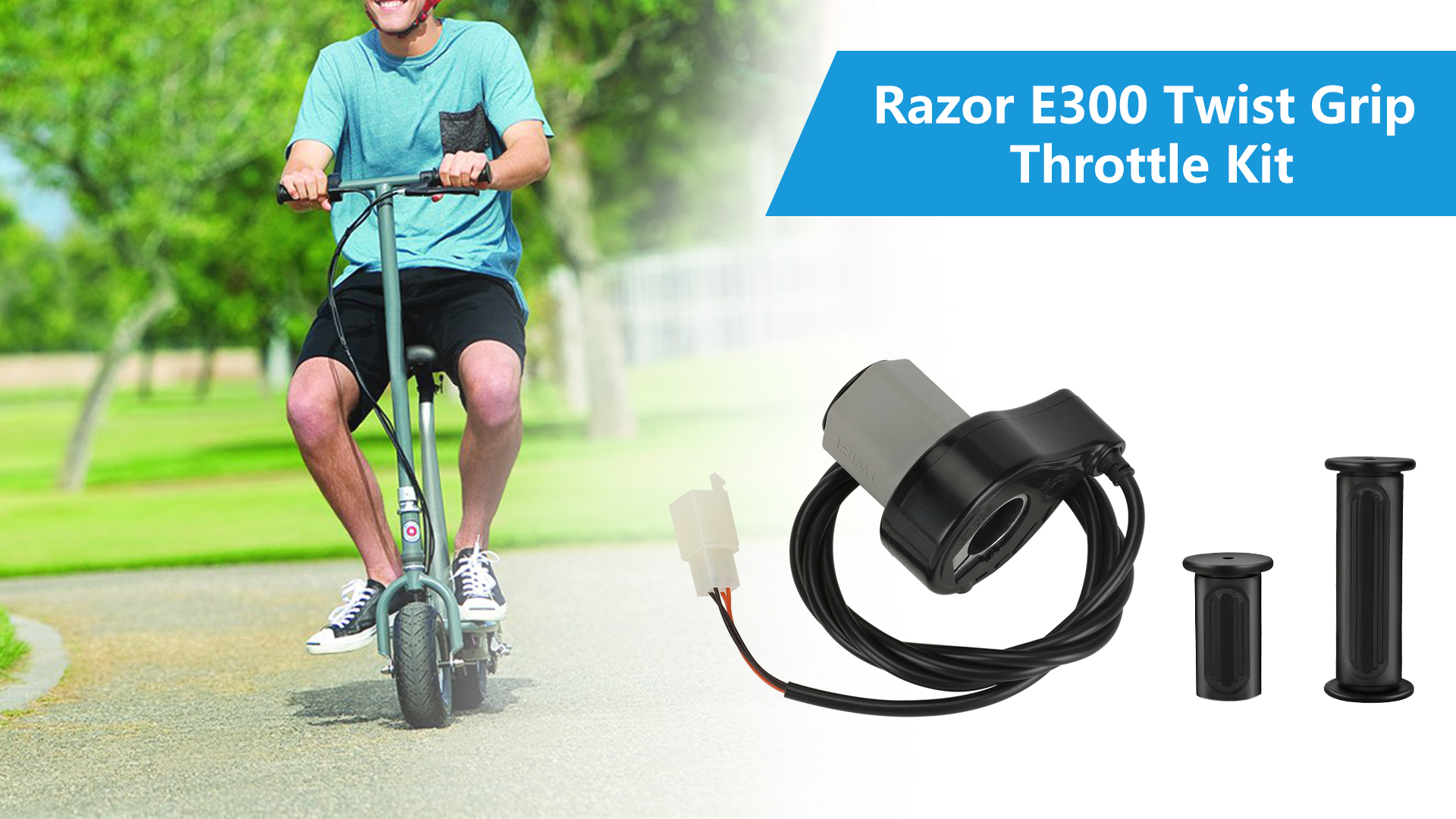 Amazon.com: EOPOAYI MX350 Throttle Kit Replacement for Razor MX350