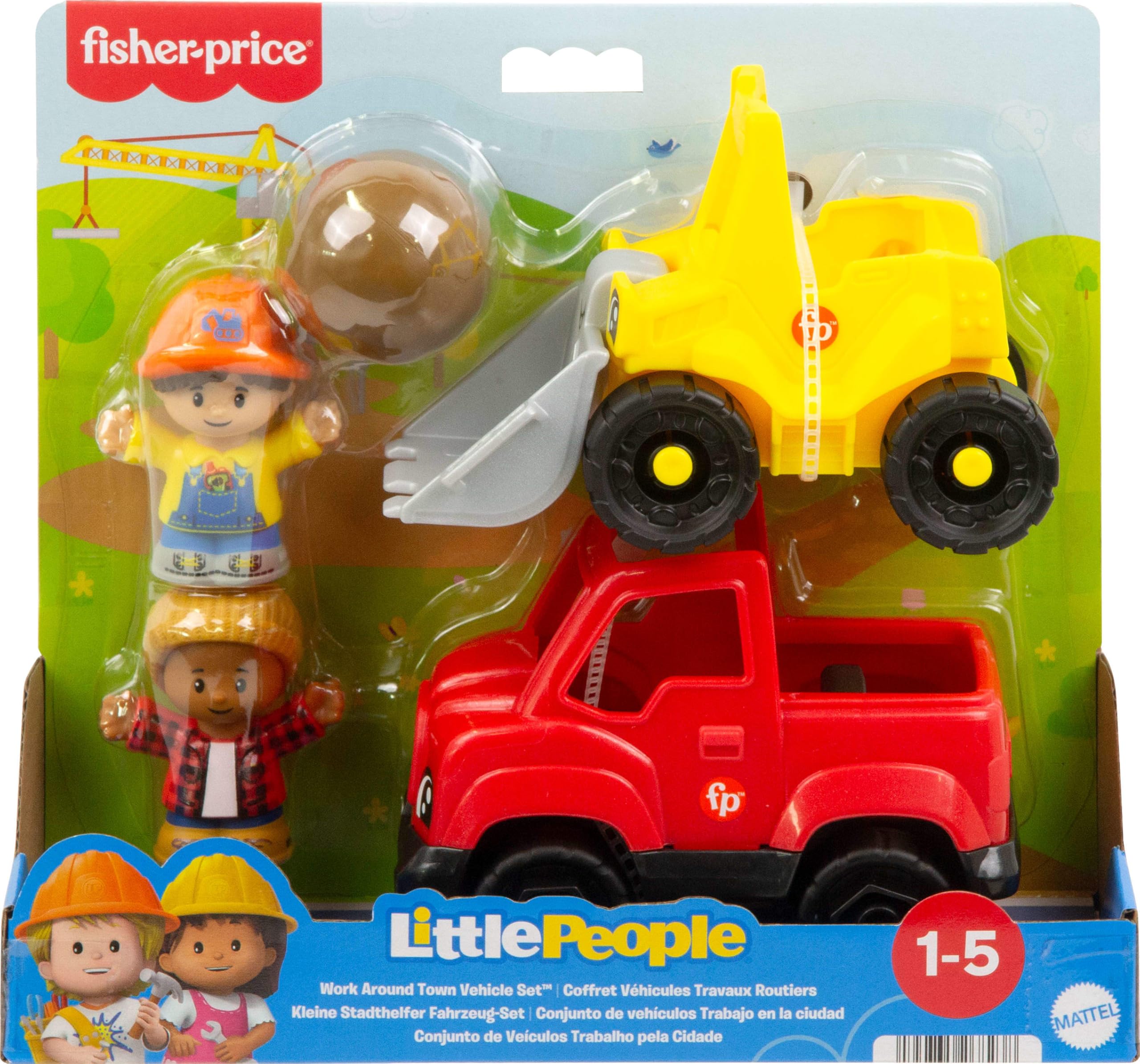 Fisher-Price Little People 車両 フィギュアセット Amazon.com: ​Fisher-Price Little People Toddler Toys, Work Around