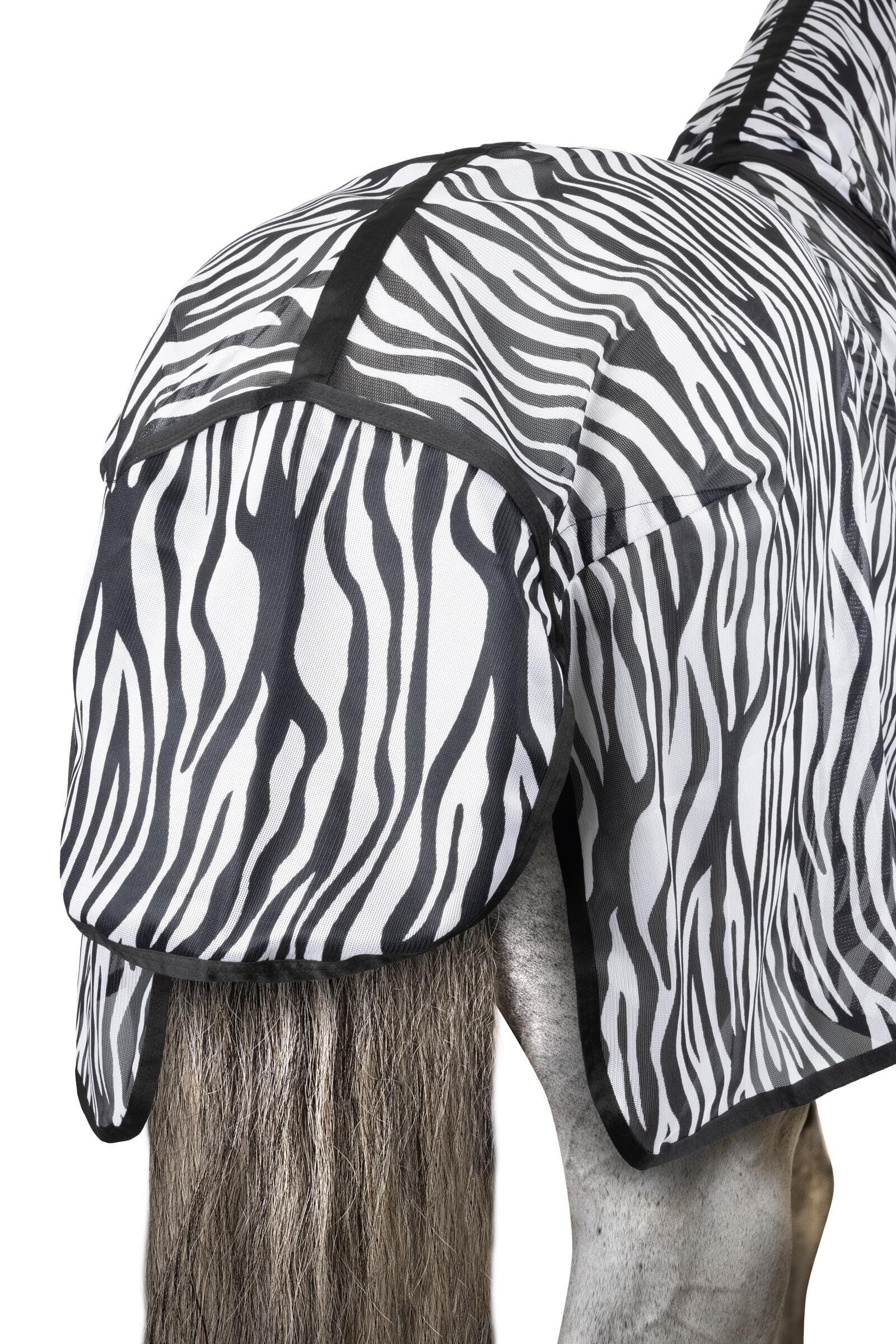 Coperta antimosche per cavalli Horze Defender con protezione per il collo e la coda, protezione contro insetti