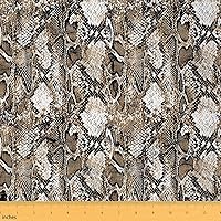 Vista 53 de The Yard - Tela de camuflaje gris, tela de tapicería negra blanca y gris para coser sillas, sofá, tela impermeable abstracta de camuflaje militar