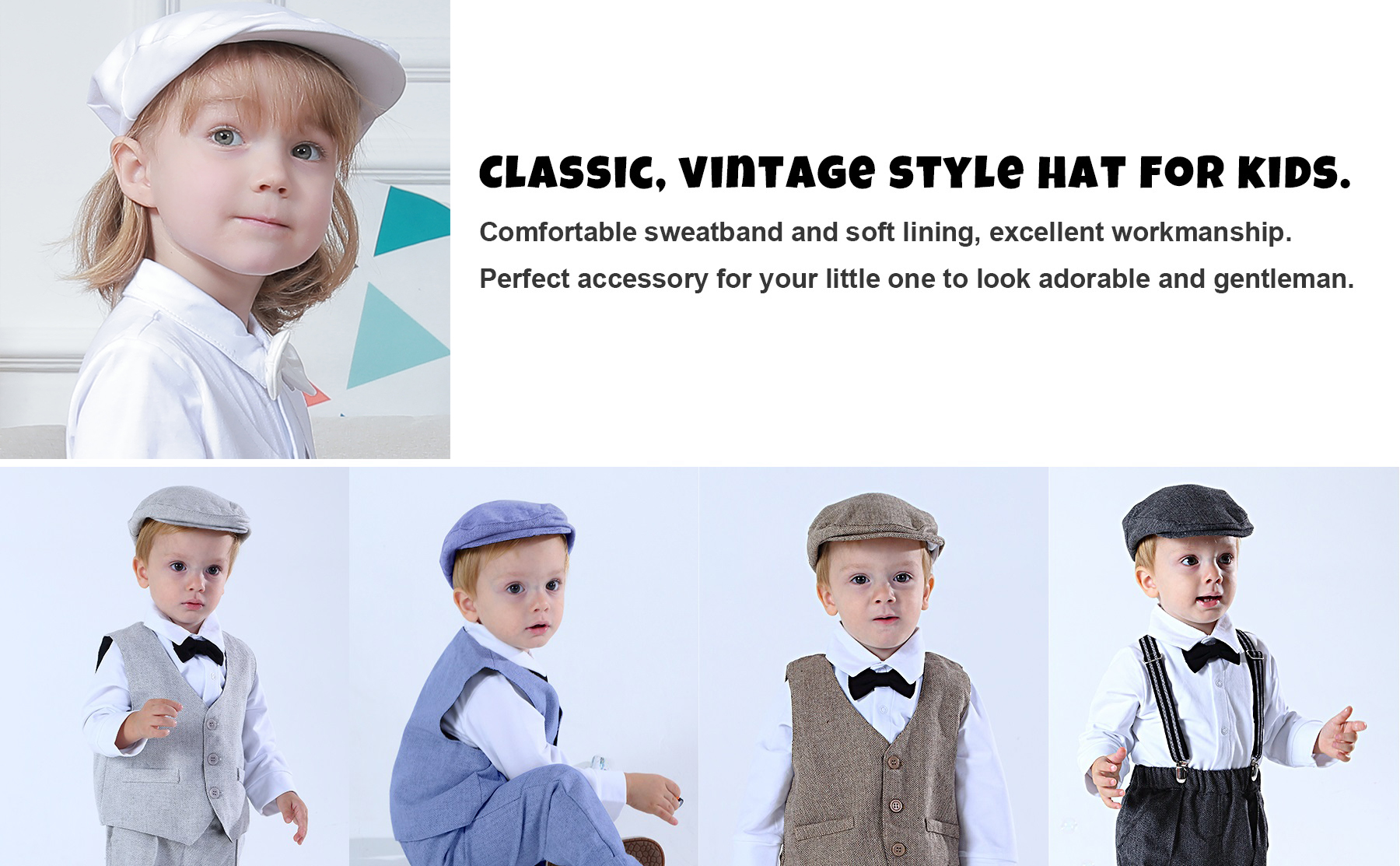 Amazon.com: A&J DESIGN Newsboy Hats for Boys Baby Golf