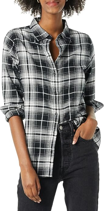 Lightweight Plaid Flannel Shirt 