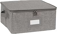 Vista 1 de Covermates Keepsakes - Caja de almacenamiento con cremallera superior - Poliéster resistente - Asas reforzadas - Diseño apilable - Almacenamiento