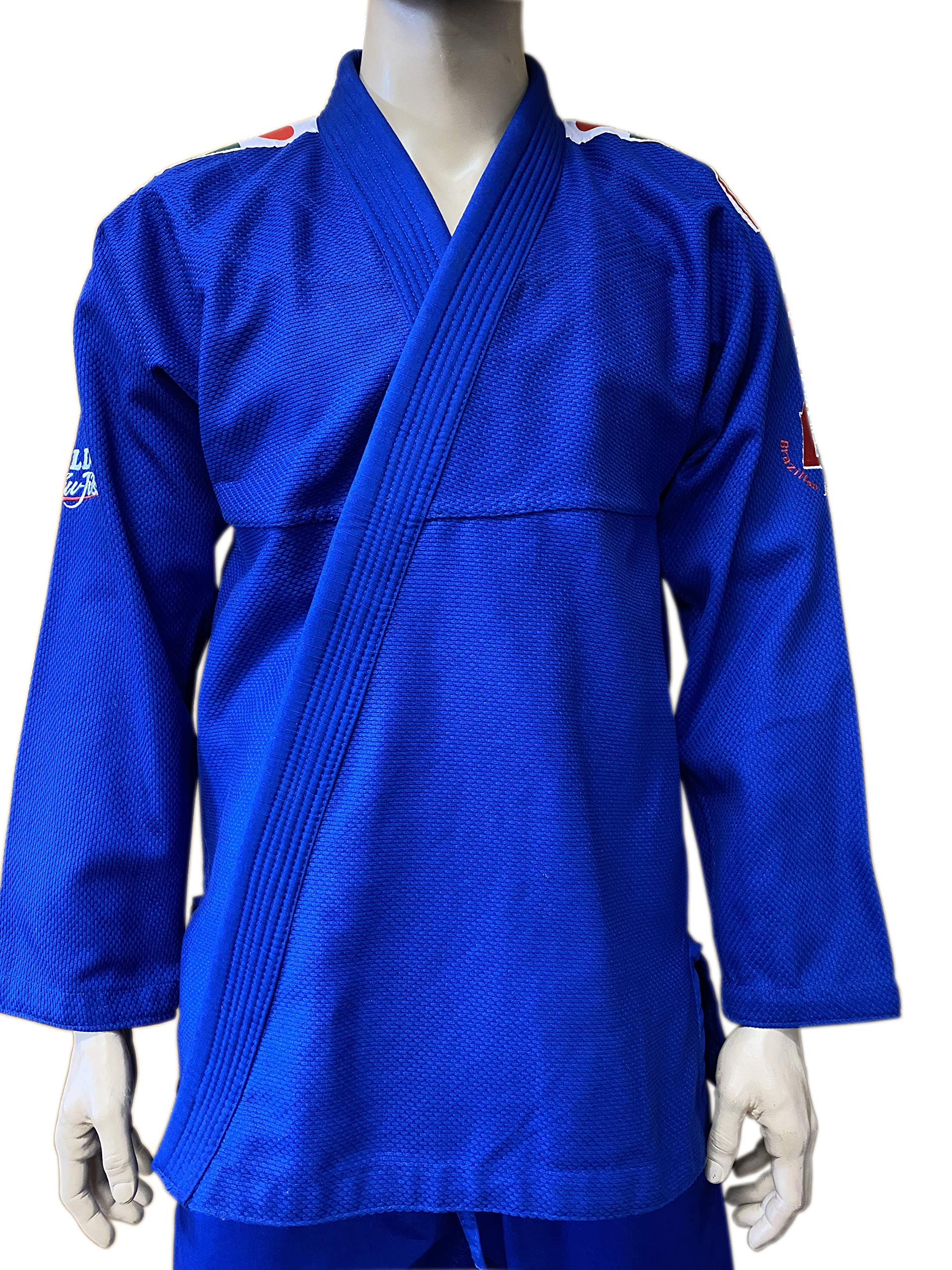 Woldorf BJJ Kimono Jiu Jitsu Judo Gi Student Blue Martial Arts, Fighting Uniform, Training Uniforms, Pre-Shrunk, Ultra Light Weight Uniforms Soft Fabric