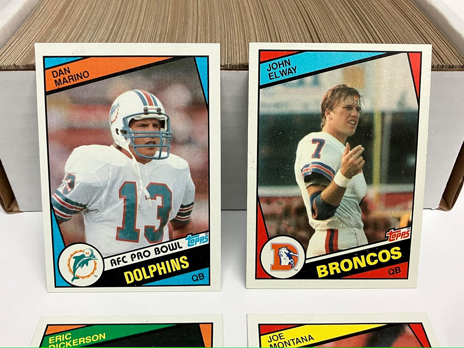 1984 TOPPS Football Complete Set (1-396) with DAN MARINO & JOHN ELWAY Rookie cards (NRMT to NRMT/MT)