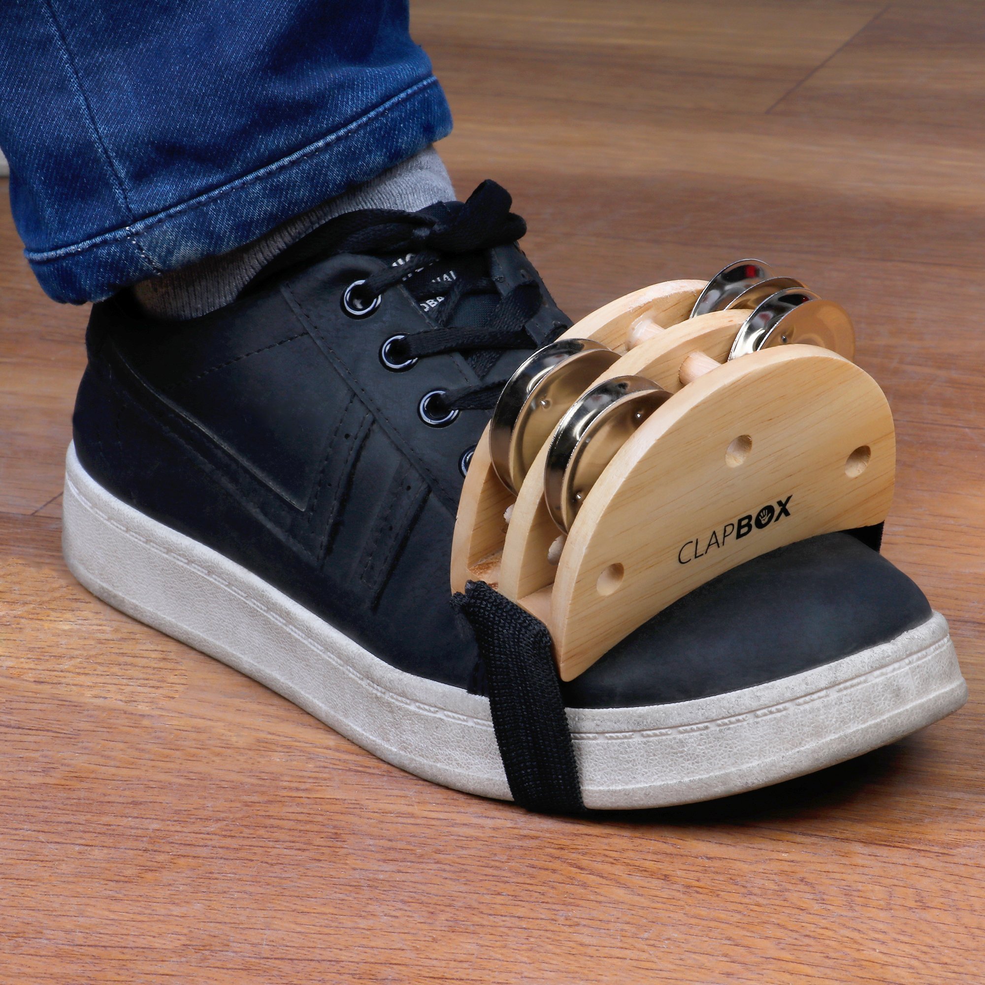 Clapbox CBATTACH Cajon Attachments Rubber Wood, Set of 5 Attachments (Jingle Pack) Buy