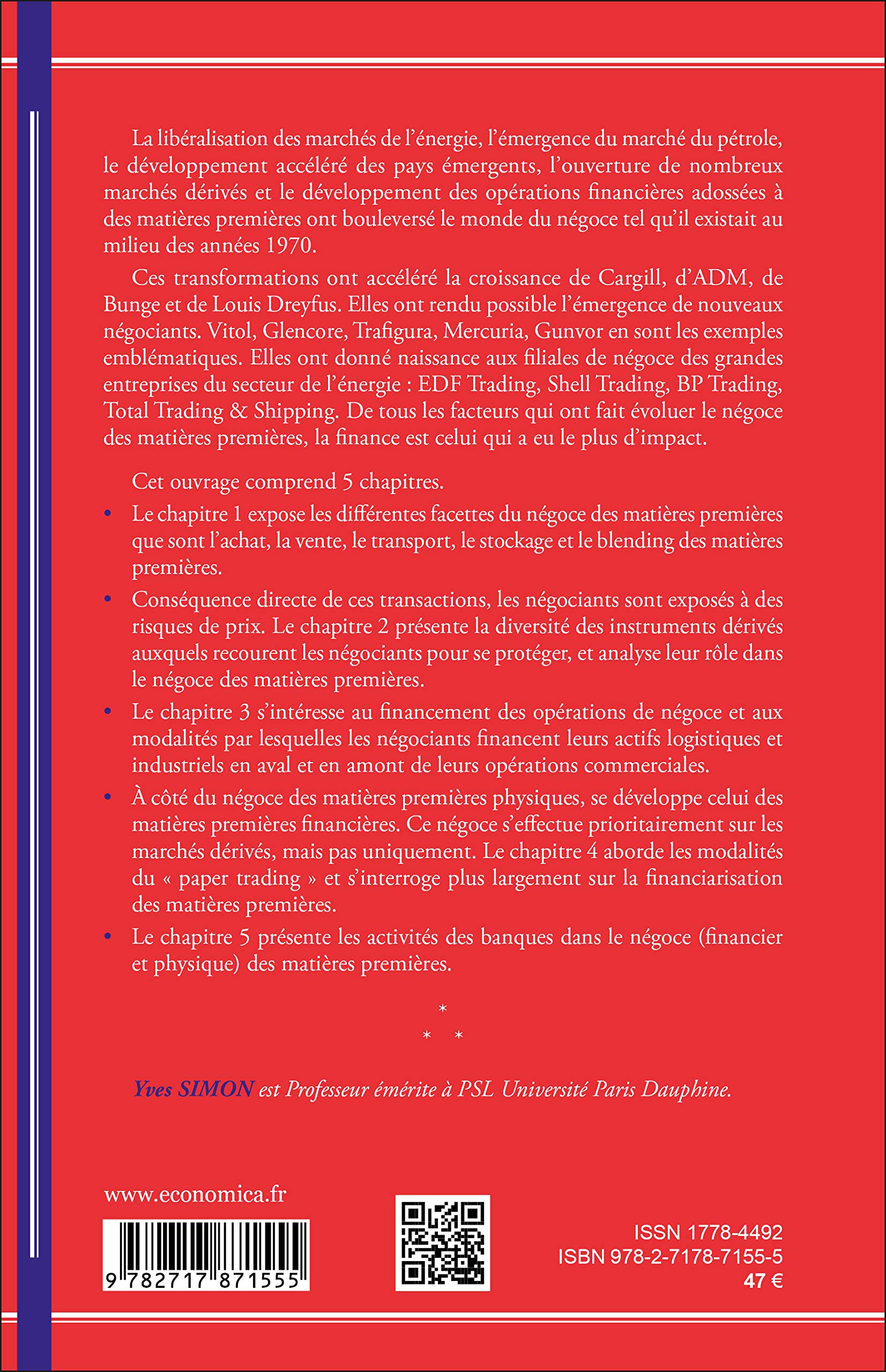 Négoce et négociants de matières premières