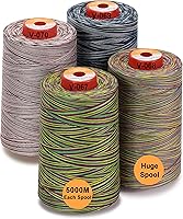 Vista 27 de New brothread - 30 opciones - 2 conos grandes de 5500Y (5000M) cada uno de hilo de poliéster hilado multiusos 40S/2 (Tex27) para serger, overlock