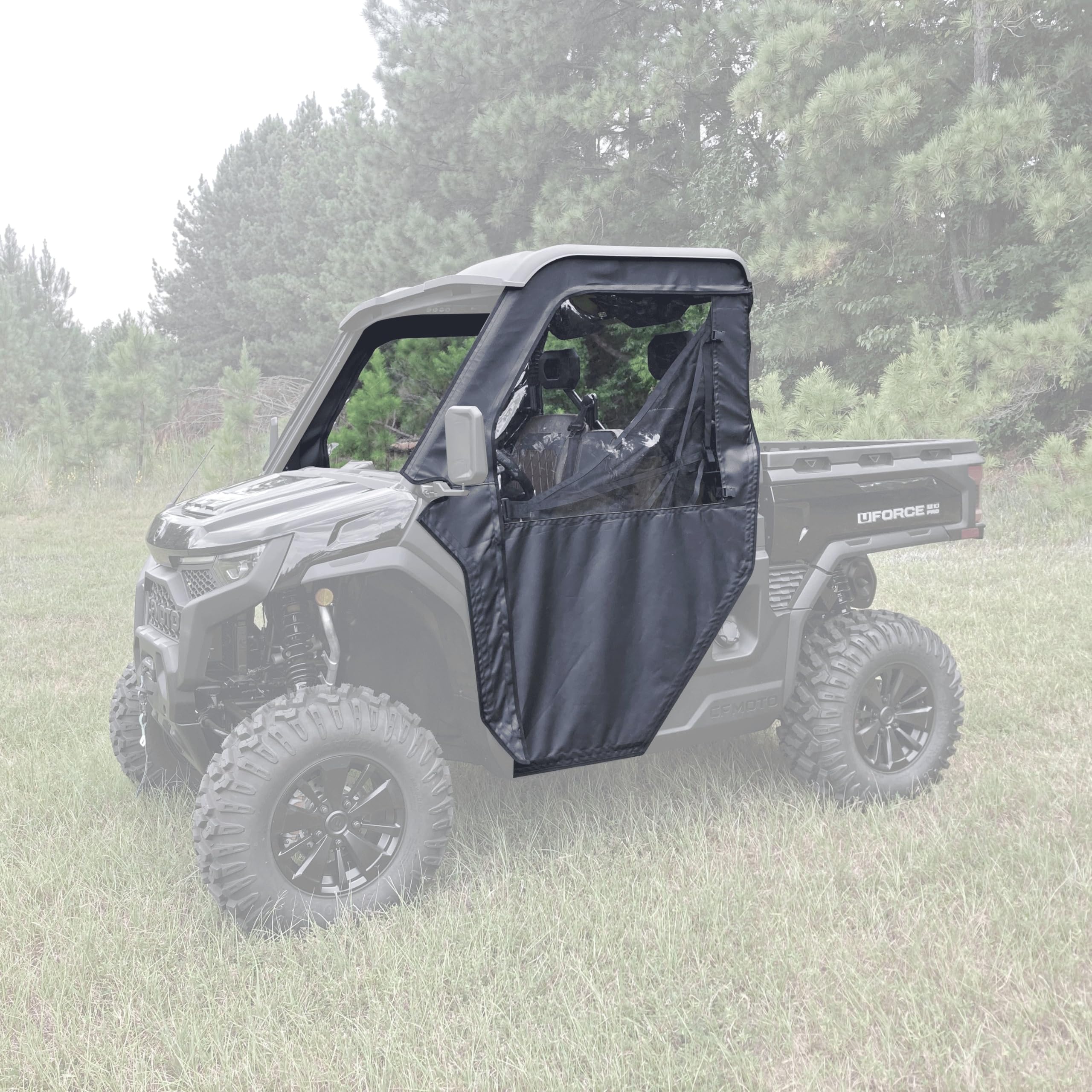 Falcon Ridge Soft Full Door Kit Compatible with CFMOTO UFORCE U10 PRO (2025+) | Cab Enclosure with Upgraded YKK Zippered Windows | Made in USA