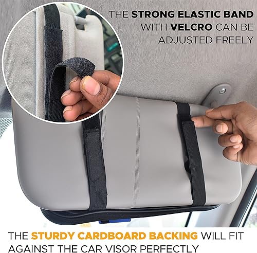 Vista 20 de EcoNour Bling Car Crystal Glitter - Soporte para toallas de papel Funda de piel sintética Dispensador de máscaras y pañuelos Accesorios