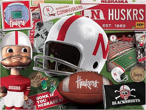 Miniatura 3 de YouTheFan - Rompecabezas serie retro NCAA, 500 piezas, Multicolor, L