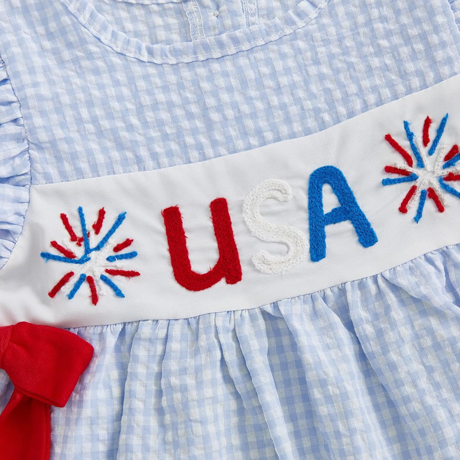 Baby Girl 4th of July Outfit Independence Day Dress USA Sleeveless Dresses Toddler Infant Girl Outfits Clothes - Image 6