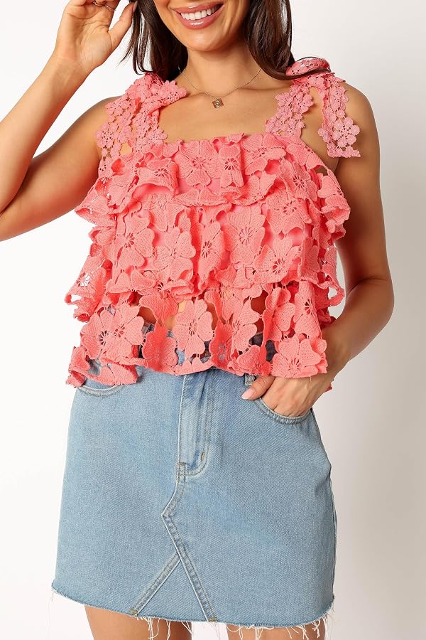 Petal & Pup Neva Top - Watermelon M by Petal & Pup - Used condition - Image 7